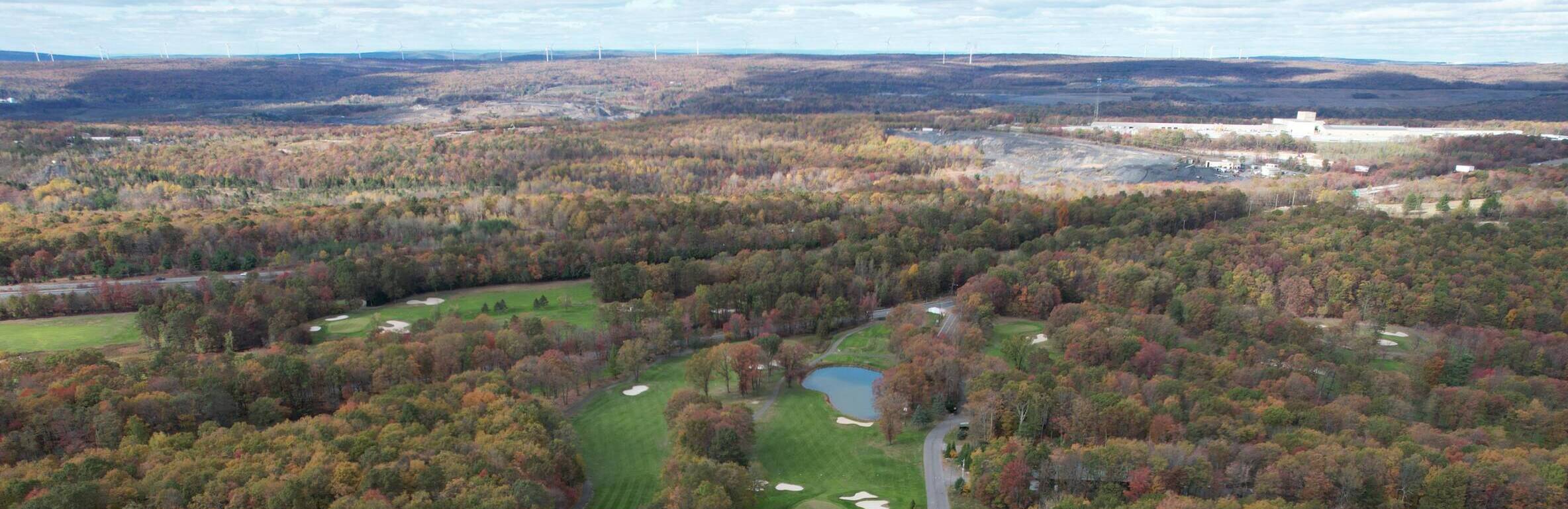 mountain valley golf overhead