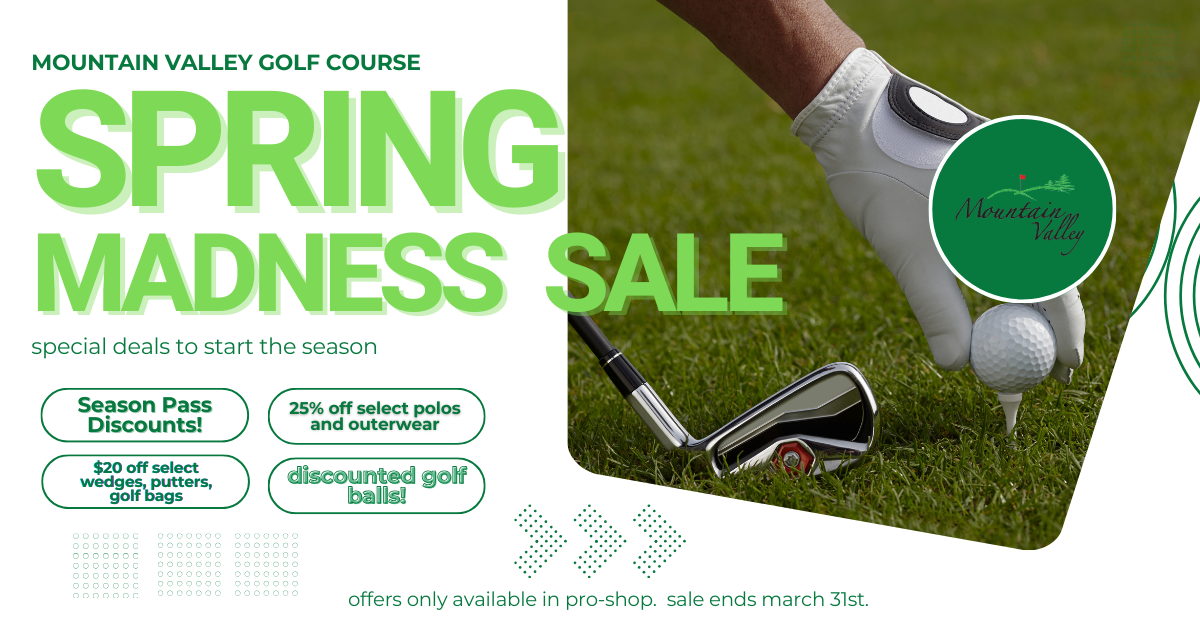 spring golf sale